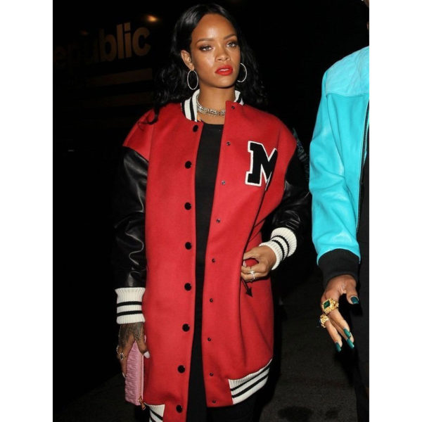 Rihanna M Logo Varsity Jacket Costume