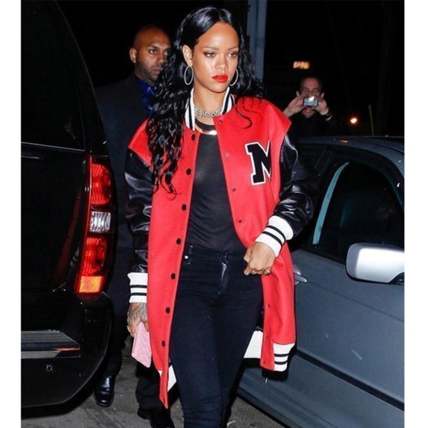 Rihanna M Logo Varsity Jacket Costume
