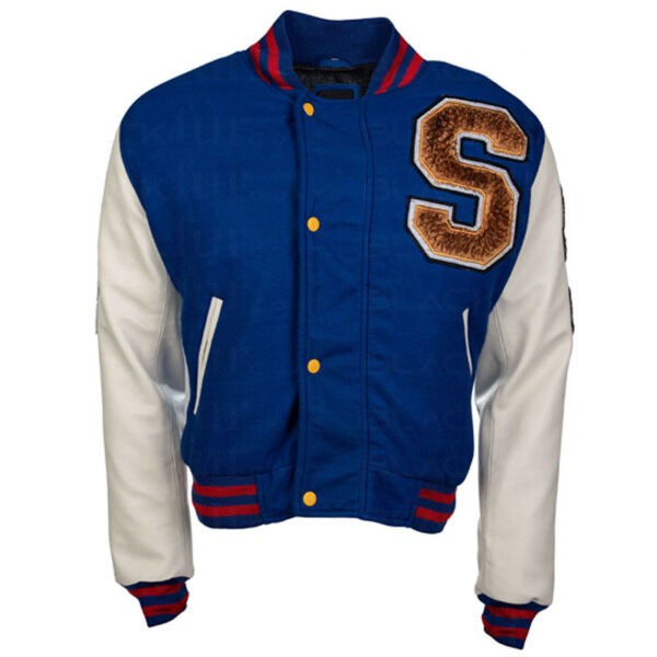 Sonic the Hedgehog Blue And White Bomber Jacket