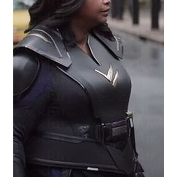 Octavia Spencer Thunder Force 2021 Emily Leather Jacket