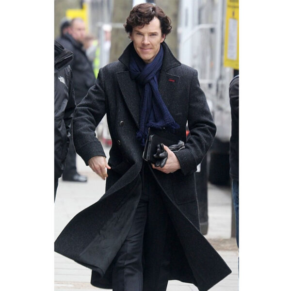 Sherlock Grey Wool Coat