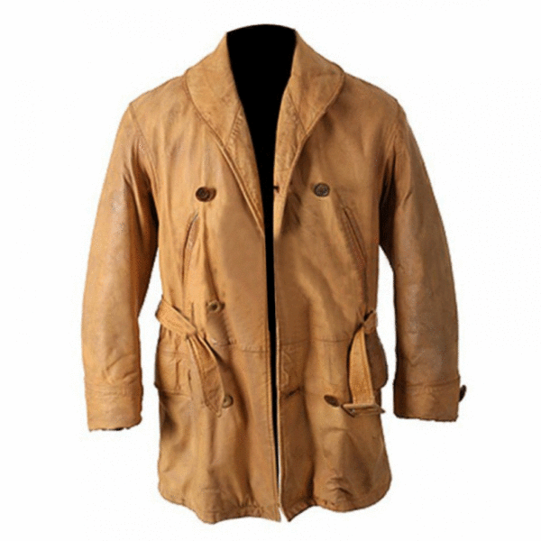 Brad Pitt Brown Coat