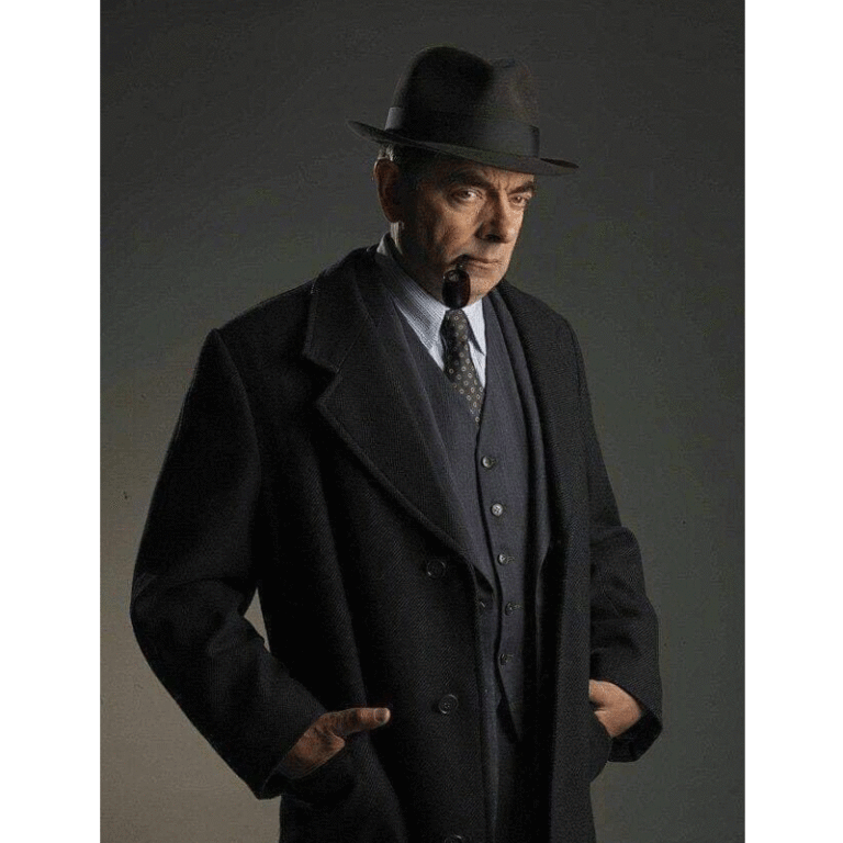 Peaky Blinders Jimmy Mccavern Black Long Leather Trench Coat 