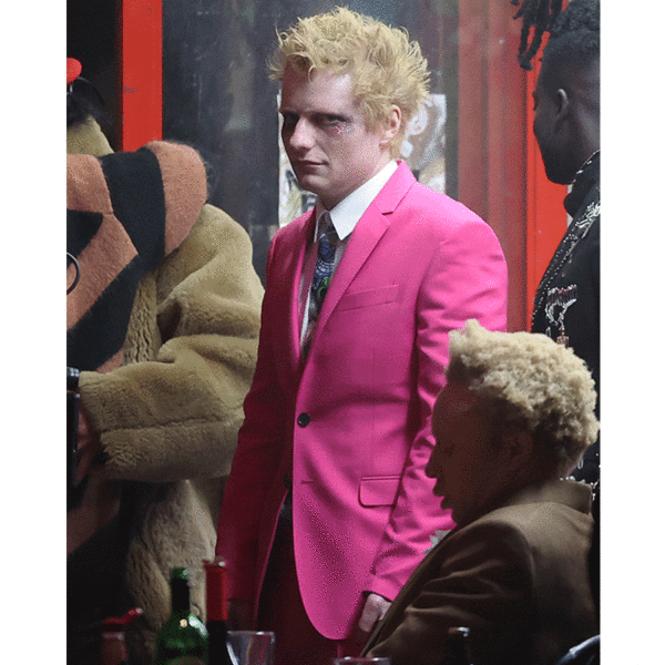 Ed Sheeran Pink Suit