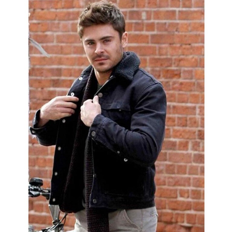 Zac Efron That Awkward Moment Black Cotton Jacket