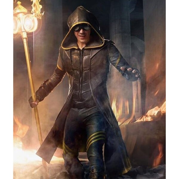 Shawn Ashmore The Boys Lamplighter Black Leather Coat