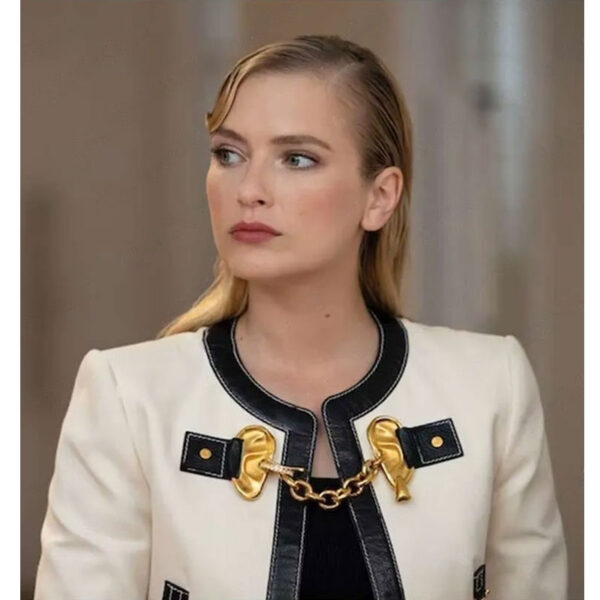 Camille White Cropped Jacket