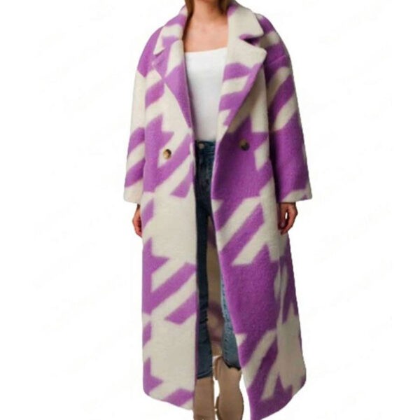 Emily Purple Wool Coat