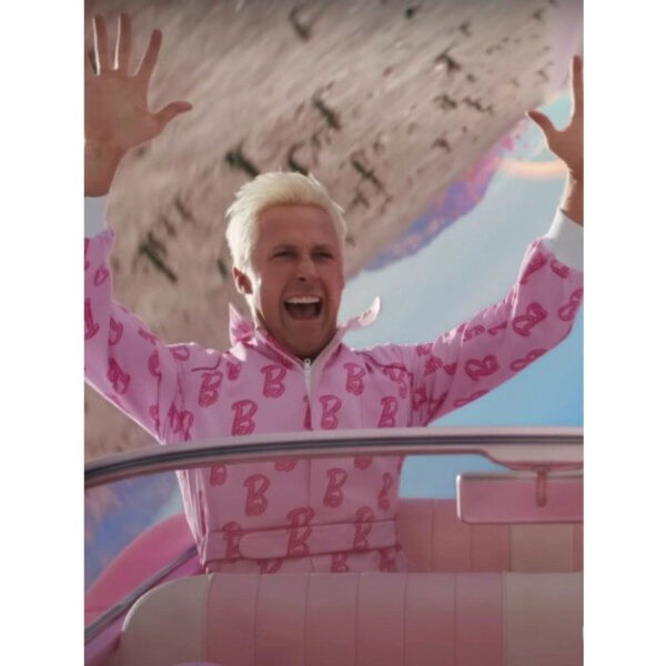 Ryan Gosling Bomber Pink Jacket