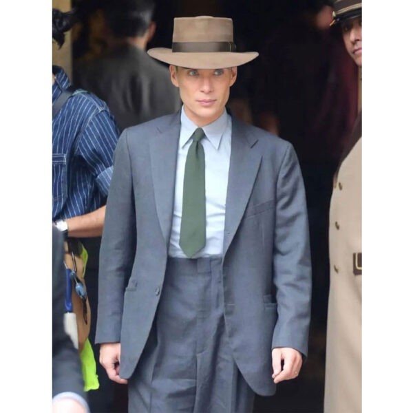 J. Robert Oppenheimer Oppenheimer 2023 Cillian Murphy Grey Suit