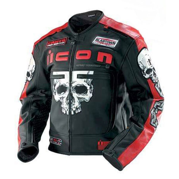 Icon Skull Motorcycle Jacket